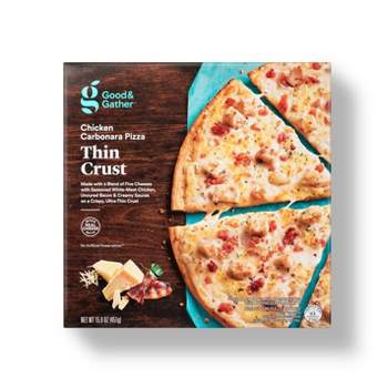Thin Crust Chicken Carbonara Frozen Pizza - 15.9oz - Good & Gather™