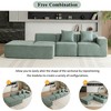 116.5" Boucle Upholstered Free-Combination Modular Sectional Sofa with Two Pillows - 2 of 4