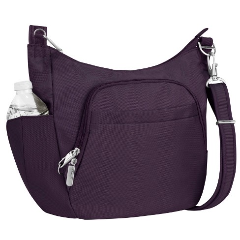 Travelon Rfid Anti-theft Essential Crossbody Bucket Messenger Bag ...