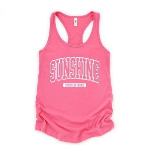 Simply Sage Market Women's Varsity Sunshine State of Mind Racerback Graphic Tank - 1 of 3