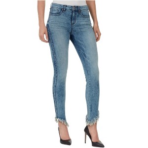 William Rast Womens Frayed Skinny Fit Jeans - 1 of 1