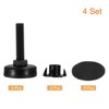 Unique Bargains Metal Non-Skid Adjustable Furniture Leveling Feet with T-Nut Kit for Chairs 4 Pcs - 3 of 4