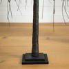 Nearly Natural 5-ft Pre-Lit Halloween Black Willow Artificial Fall Tree with 144 Orange and Purple LED Lights - 3 of 4