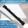 Unique Bargains Car Sunroof Sun Shade Cover Assembly No.5ND877307 for VW Golf Variant 2007-2014 Plastic Black - 2 of 4