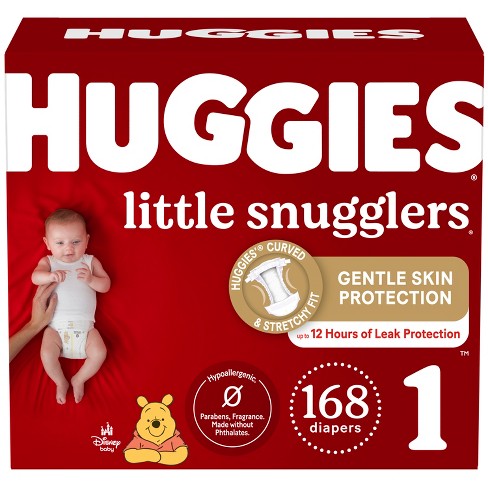 Huggies Little Snugglers Diapers Huge Pack - Size 1 (168ct) : Target