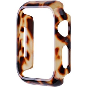 Worryfree Gadgets Resin Bumper Case Frame For Apple Watch 38mm, Brown Tortoise - 1 of 1