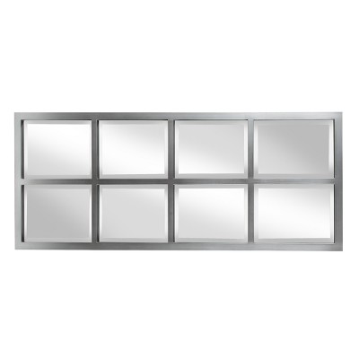 46" Full Length Silver Rectangular Wall Mirror