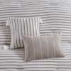 Gracie Mills Marissa Casual Farmhouse 5-Piece Clipped Jacquard Comforter Set with Throw Pillows - 3 of 4