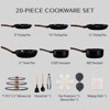 Karl Home Nonstick Pots and Pans Set Cast Aluminum Cookware Set - 2 of 2