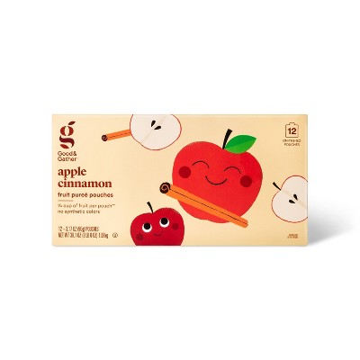 Applesauce Pouches Cinnamon - 12ct - Good & Gather™