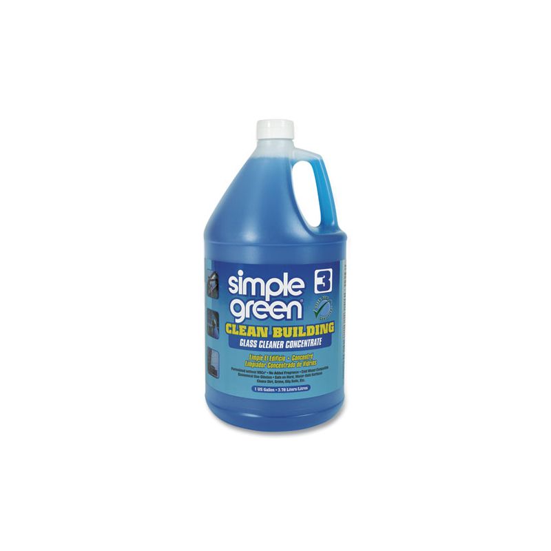 Simple Green Clean Building Glass Cleaner Concentrate, Unscented, 1gal Bottle, 1 of 8