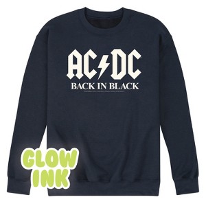 Men's - AC/DC - Glow In The Dark Graphic Fleece Sweatshirt - 1 of 4