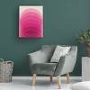 Tom Quartermaine 'Cool Hot Pink Abstract Circle' Canvas Art - 4 of 4