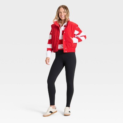 JoyLab Women's Game Day Vest Ribbed Knit Nylon Sleeveless