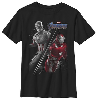 Boy's Marvel Avengers: Endgame Original Duo T-shirt - Black - Medium ...