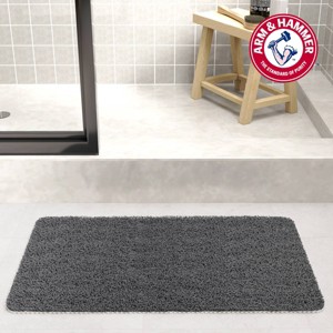 Arm & Hammer 17"x30" Sensory Touch Non Slip Quick Drying Loofah Shower Tub Mat - 1 of 4