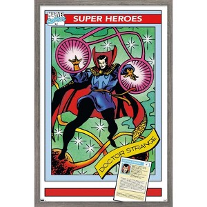 Trends International Marvel Trading Cards - Doctor Strange Framed Wall Poster Prints - 1 of 4