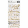 Thickers Dear Lizzy Here & Now Heat Wave Puffy Phrase Stickers - Gold Foil, 132pcs - 3 of 4