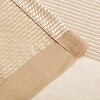 Delicate Rope Stripe Sheer Grommet Curtain Panel Set by Blue Nile Mills - 4 of 4