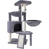 Heybly Three Layer Cat Tree with Cat Condo and Two Hammocks - 2 of 4