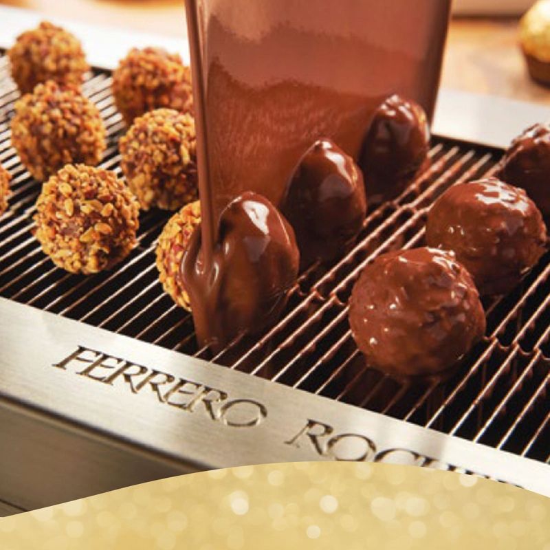 Ferrero Rocher Fine Hazelnut Chocolates Candy - 1.3oz/3ct, 5 of 8