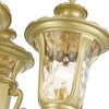Livex Lighting Oxford 3 - Light Post Light in  Soft Gold - 3 of 4
