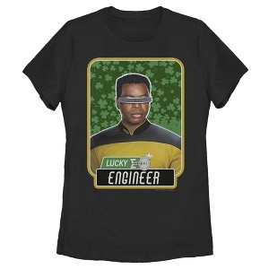 Women's Star Trek: The Next Generation St. Patrick's Day Lucky Engineer La Forge T-Shirt - 1 of 4