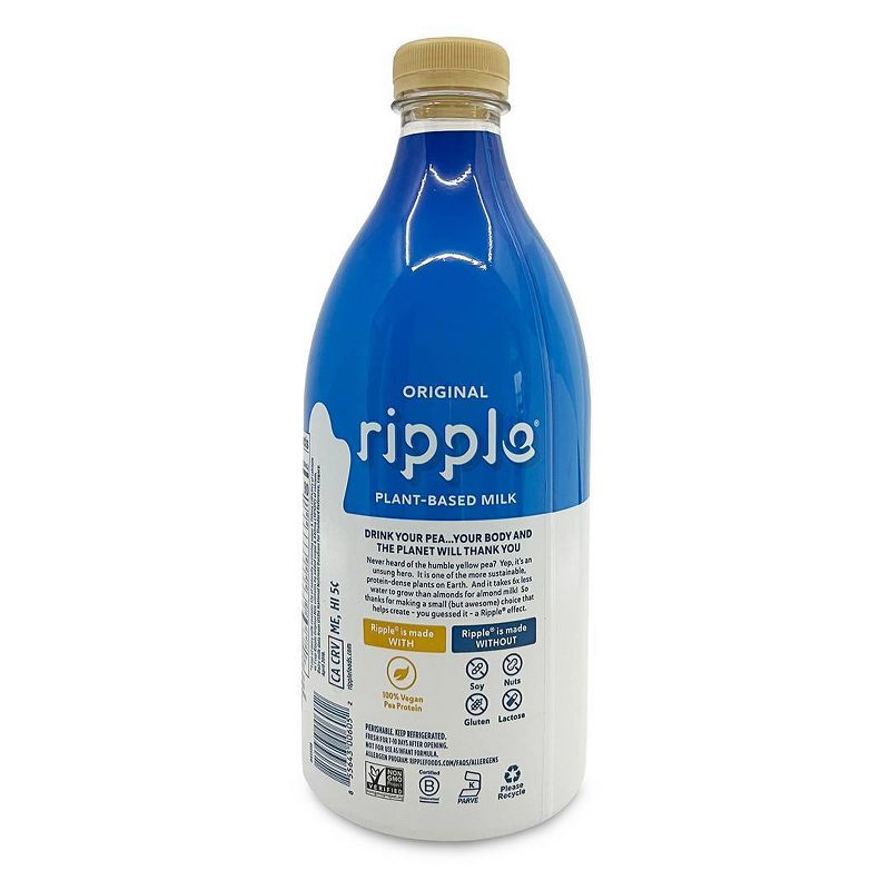 Ripple Dairy-Free Original Milk - 48 fl oz, 4 of 8