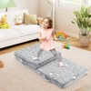 Costway Foldable Floor Mattress for Kids Glow in the Dark Toddler Nap Mat Tri-Folding Colorful/Grey/Pink - 4 of 4
