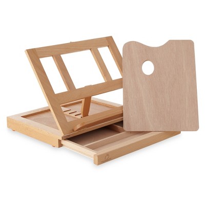 Kingart Solid Wood Tabletop Easel W/drawer - Espresso : Target