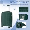 KWPZQEB Luggage Sets 3 Piece Hardside Suitcase with Spinner Wheels & Tsa Lock (20in/24in/28in) - 3 of 4
