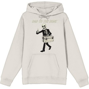 Dad To The Bone Dad Joke for Father's Day Adult Long Sleeve Hoodie - 1 of 3