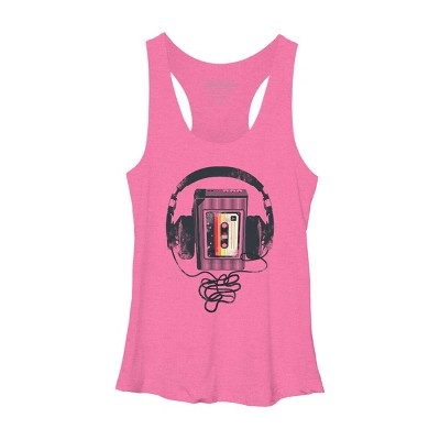 Women's Design By Humans Sound Trip By clingcling Racerback Tank Top