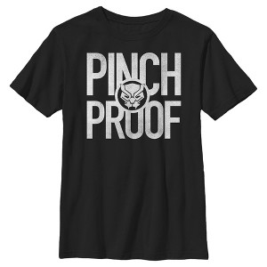 Boy's Marvel St. Patrick's Day Black Panther Pinch Proof T-Shirt - 1 of 4