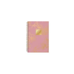 2023 Planner 5"x8" Weekly/Monthly Poly Cover Drawn Peony Dusty Rose - Rachel Parcell