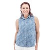 Old Ranch Brands Women's Daisy Organic Floral Print Tank Top - 4 of 4