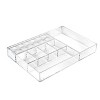 Azar Displays Large Clear Cosmetic Organizer for Counter with Compartments - 3 of 4