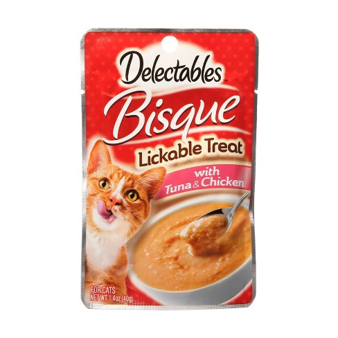 Hartz Delectables Bisque with Tuna & Chicken Lickable Cat Treats - 1.4oz - image 1 of 2