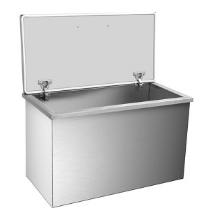 coucheta Stainless Steel Drop in Ice Chest - Commercial Ice Bin for Outdoor Kitchen Ice Bar & Cold Beverages - 1 of 4