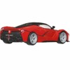 Ferrari LaFerrari Red with Black Top "Euro Speed" Series Diecast Model Car by Hot Wheels - 3 of 4