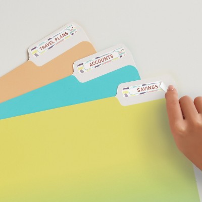 Avery Removable White File Folder Labels, 252 Pack