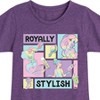 Girls' - Disney - Royally Stylish Fitted Short Sleeve Graphic T-Shirt - 2 of 4