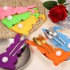 Unique Bargains Easter Bunny Knife Forks Decorative Flatware Storage Holders 5.9" x 3.2" 36 Pcs - 4 of 4