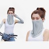 Anna-Kaci Women's Lightweight Face Cover Scarf with Ear Loops - 3 of 4