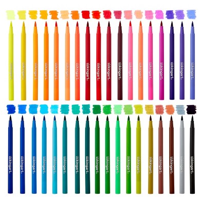 KINGART Watercolor Brush Markers 36 Colors
