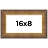 PosterPalooza | Panoramic Museum Gold Picture Frame - UV Acrylic, Foam Board Backing, Hanging Hardware - 2 of 4