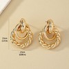 Anna-Kaci Women's Double - Hoop Intertwined Earrings - 4 of 4