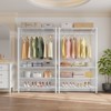 VIPEK V1S 3 Tier Wire Garment Rack Heavy Duty Clothes Rack Freestanding Wardrobe, - 3 of 4
