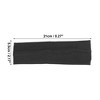 Unique Bargains Cotton Sweatbands Stretchy Moisture Wicking Headband for Sports 6 PCS - 2 of 4