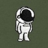 Dalix Astronaut Embroidered Hoodie Fleece Sweatshirt Zip Front Mens - 2 of 4